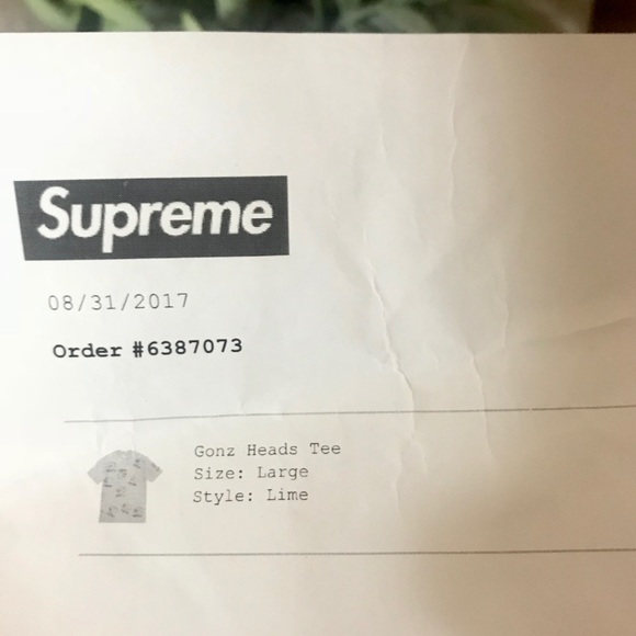 SOLD!!!! 🔥SUPREME Gonz Head Tee. Lime Green. - Picture 3 of 3